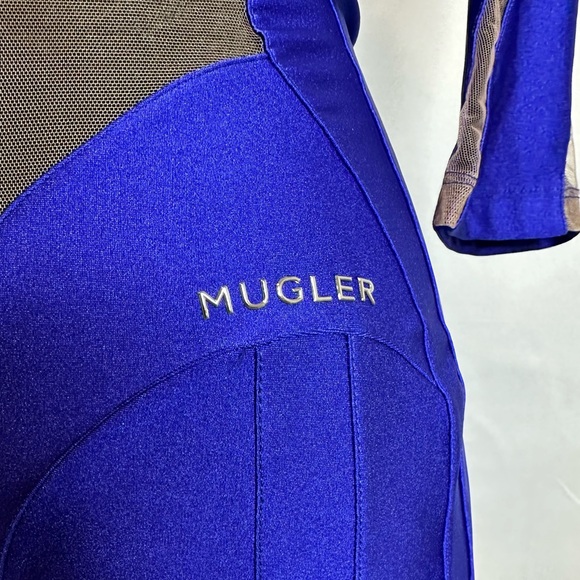 Mugler Long Sleeve Mini Dress - Picture 5 of 7